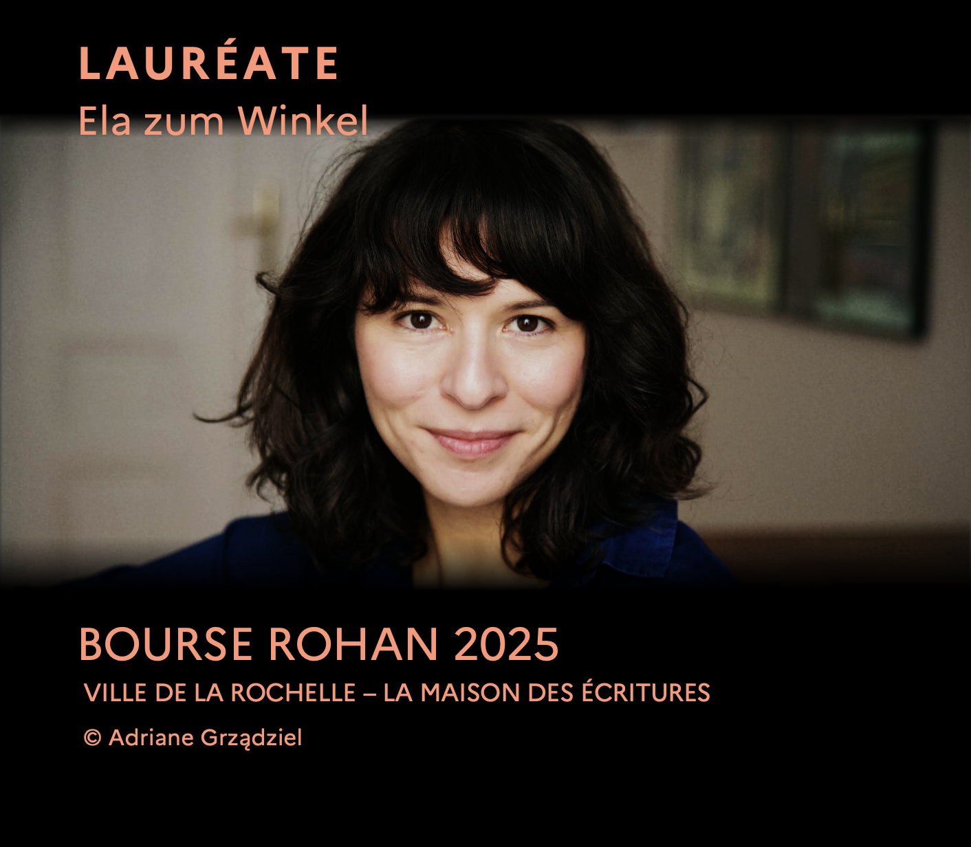 Ela zum Winkel - Lauréate 2025